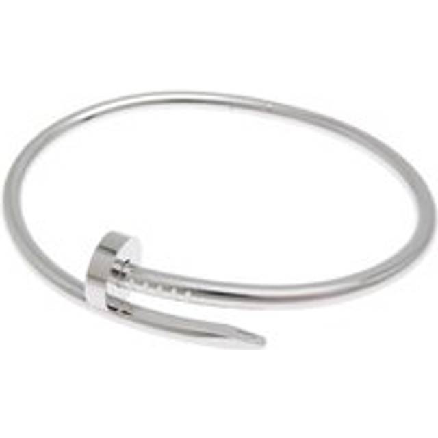 Preloved Love Bracelet Nail Style Unisex - Silver - Grey - One Size
