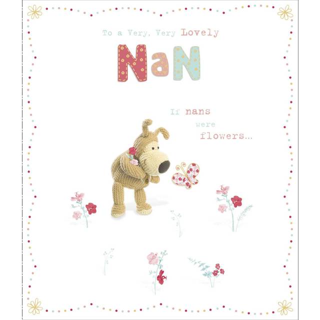 Boofle If Nans Were Flowers Mother's Day Greeting Card Cute Mothers Day Cards