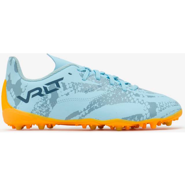 Kids' Lace-up Football Boots Viralto I Mg/ag - Light Blue