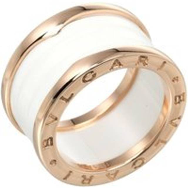 Preloved Bzero1 Ring White Ceramic Rose Gold Women - Metallics - One Size
