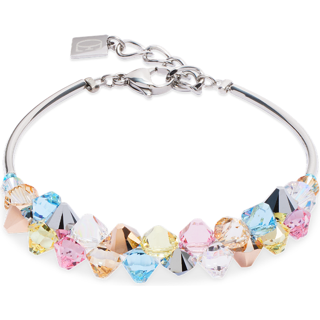 Coeur De Lion Elegance Crystals Bracelet Multicoloured For Women - silver