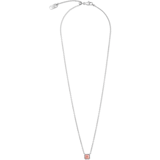 COEUR DE LION Birthstone Juli Halskette Rhodochrosit Silber