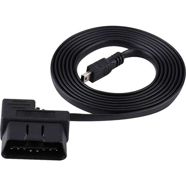 180cm Car OBDII OBD2 EOBD 16pin Diagnostic Extension Adapter to Mini USB Cable