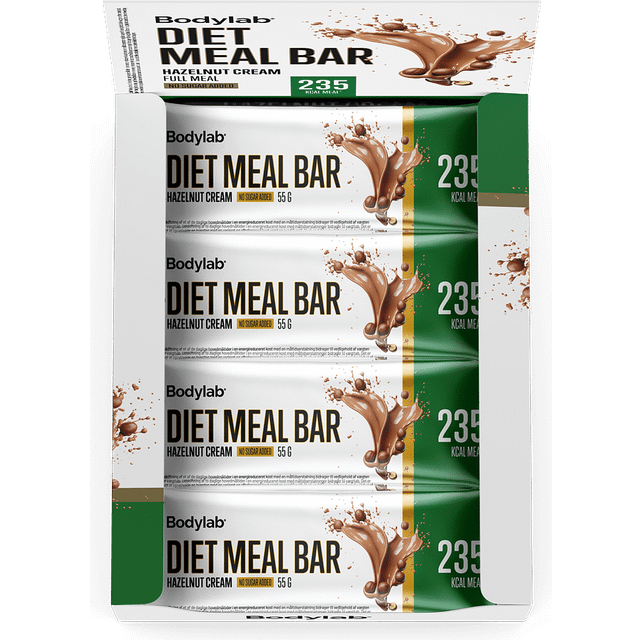 Diet Meal Bar (12 x 55 g) - Hazelnut Cream (Best før 25-06-2025)
