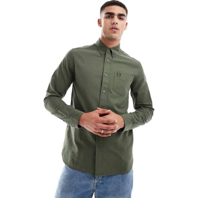 FRED PERRY Oxford Shirt |Grön |XXL