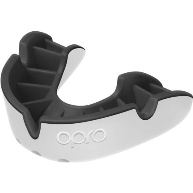 Opro Tandskydd CE Silver - Sr - Vit/Svart