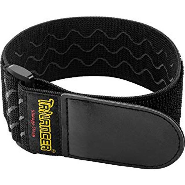 "Trilancer Elastic Cinch Straps 18""x2""(8 Pack) with Anti-Slip Silicone, Multipurpose Hook and Loop Storage Straps, Bundling Straps for Bike, RV, Boat,"