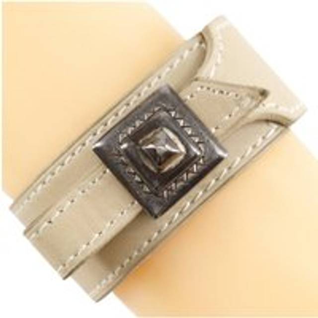 Womens Preloved Chane dAncre Leather Bracelet Wo - Beige - One Size