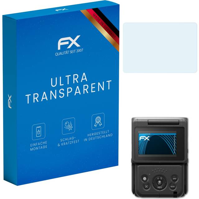 Atfolix 3x screen protection film for canon powershot v10 screen protector clear