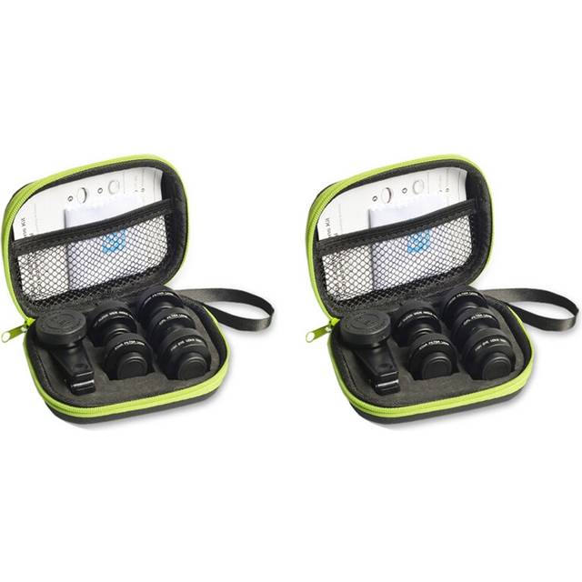 2X 6In1 Kit Camera Lens Photographer Phone Lenses Macro Wide Angle Fish Eye CPL Filter for Mi9