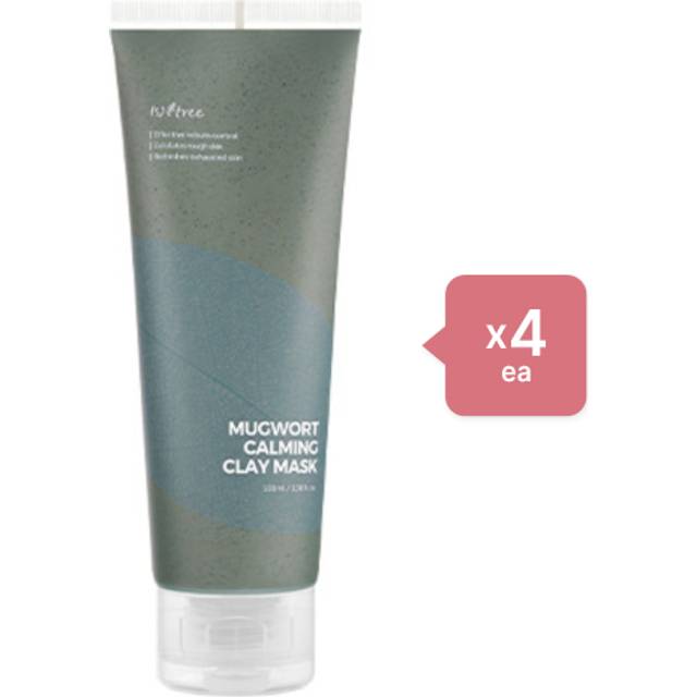 Isntree - Real Mugwort Clay Mask (4ea) Set