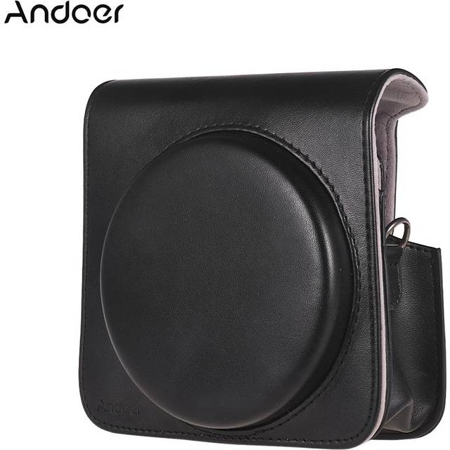 Protective Case PU Leather Bag with Adjustable Strap for Fujifilm Instax Square SQ6 Instant brown