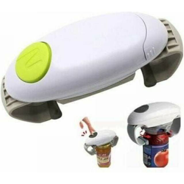 Automatic Jar Opener, One Touch Jar Opener Kitchen Tool, Electric Can Opener for Seniors and Arthritis Sufferers,6.8X2.5inch,green
