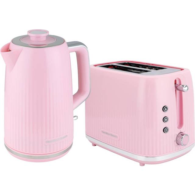 HAMILTON BEACH Miami Breakfast Jug Kettle & 2-Slice Toaster Bundle - Flamingo Pink, Pink