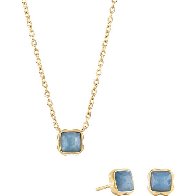 Coeur de Lion Schmuck-Set 1301/54-0700 - blau