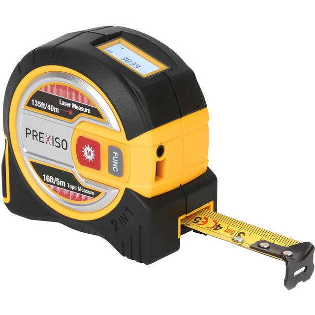 Prexiso 2 In 1 Laser Tape Measure