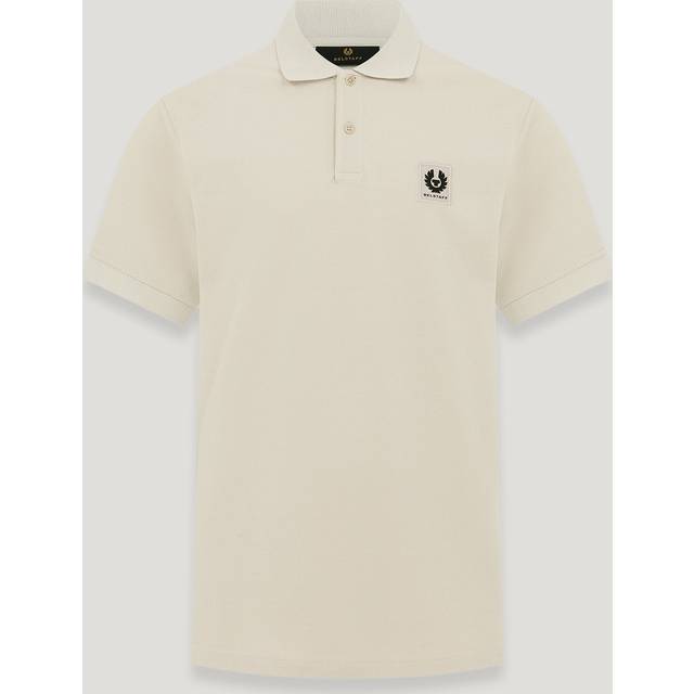 Belstaff Mens Stone Beige Logo Polo Shirt - X-Large