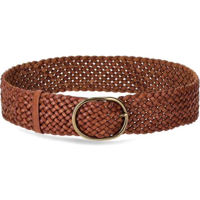 DRAGON DIFFUSION TAN LEATHER WOVEN HANDBAG