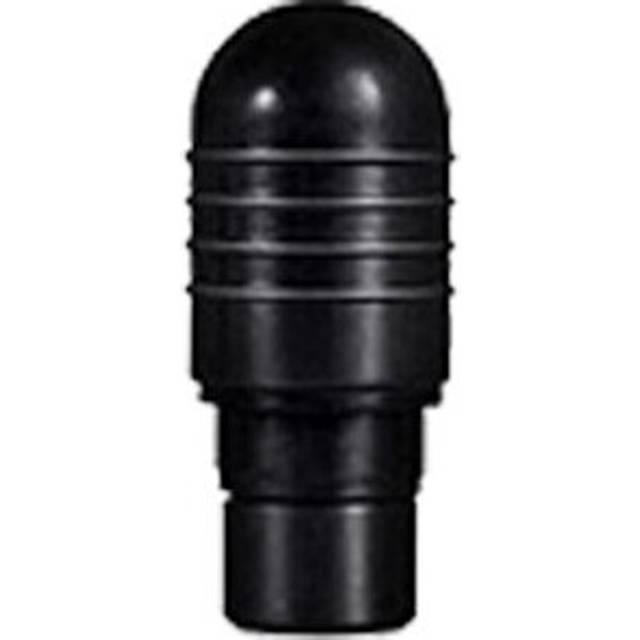 (a-18mm-Black-B1) Massage gun head vibrating fascia gun accessories silicone head lengthened fascia massage gun striking vibrator