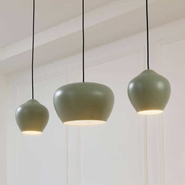 Lucande - Ceiling Lightdimmable 'Malisa' made of Metal for Living Room & Dining Room