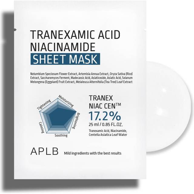 APLB Tranexamic Acid Niacinamide Sheet Mask Set: 10PCS #25ml 10PCS