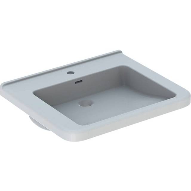 Geberit Selnova Comfort 650mm Wall Hung Basin - 1 Tap Hole - Overflow