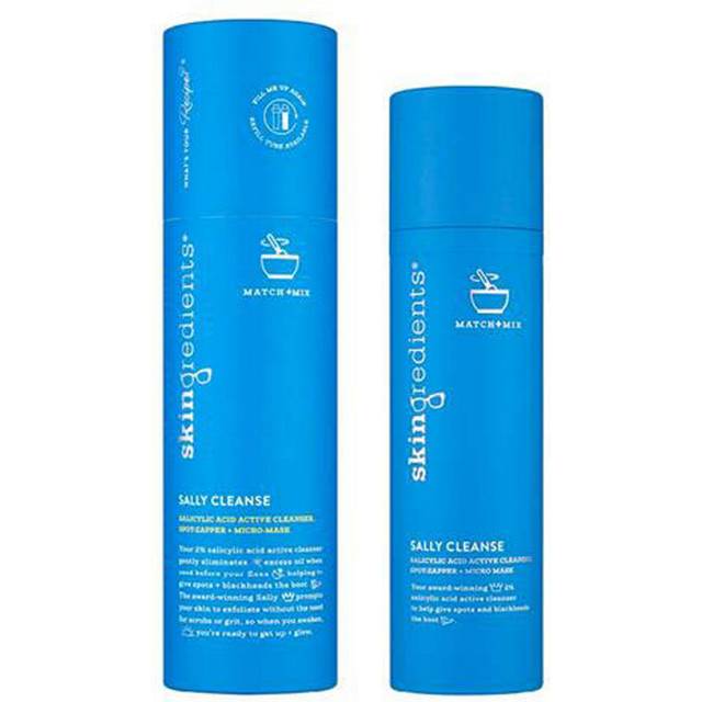 Skingredients Sally Cleanse 2% Salicylic Acid Oil Control Cleanser Refillable Primary Pack 100ml