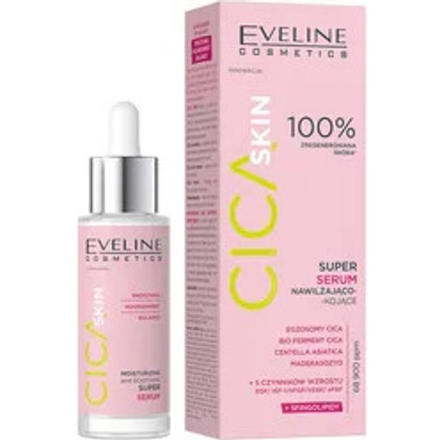 Eveline cica skin super serum moisturizing - soothing all skin types 30ml
