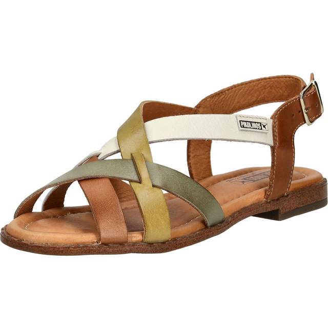 Pikolinos Flat sandals leather ALGAR W0X - MARRON CLARO (3-3.5)