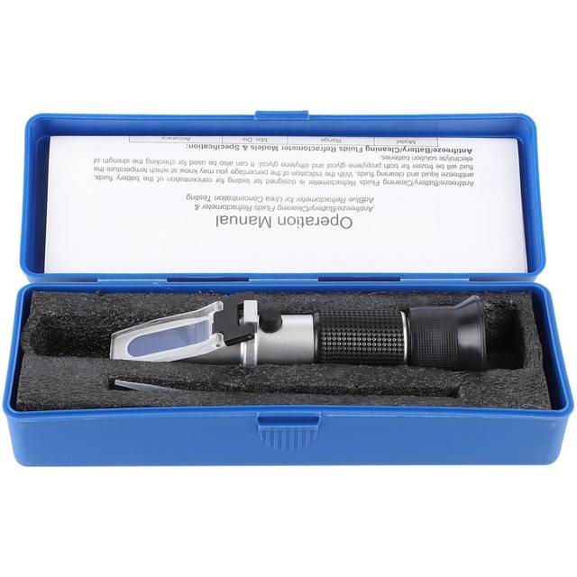 Automotive Antifreeze Refractometers Aluminium Alloy Freezing Point Temperature  Tester Device