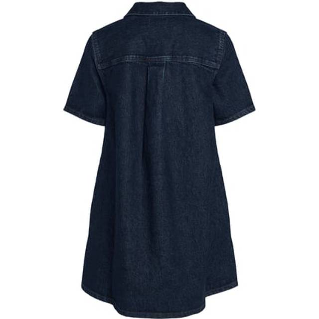 Robe chemise en jean - Bleu - L
