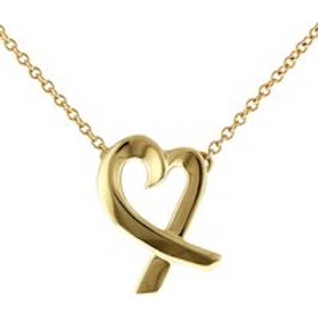 Womens Preloved Heart Pendant Necklace 18k Gold Wo - Metallics - One Size