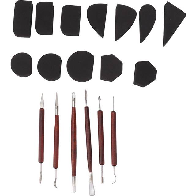 Mug Handle Molds EVA Pottery Mug Handle Making Tool with Double Sided Carving Tool for Clay