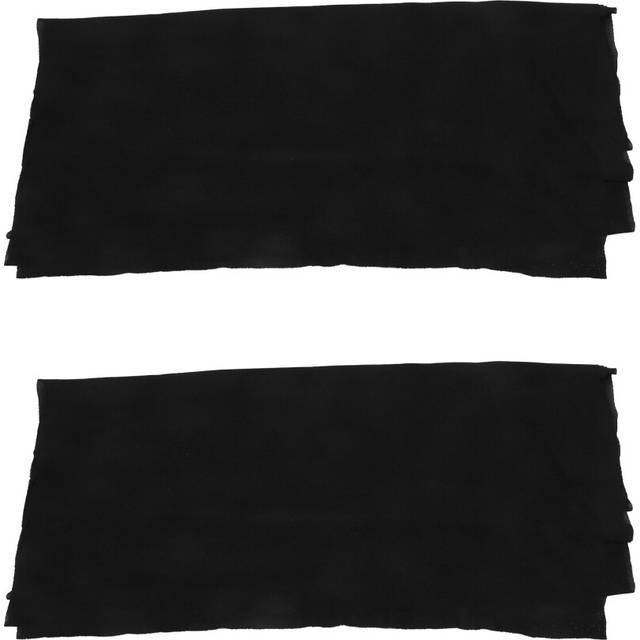 2X Speaker Grill Cloth Stereo Gille Fabric Radio Mesh 1.7Mx0.5M Black