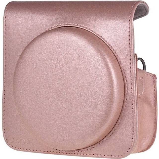 (Pink) Protective Case Pu Leather Bag With Adjustable Strap For Fujifilm Instax Square Sq6 Instant Film Camera