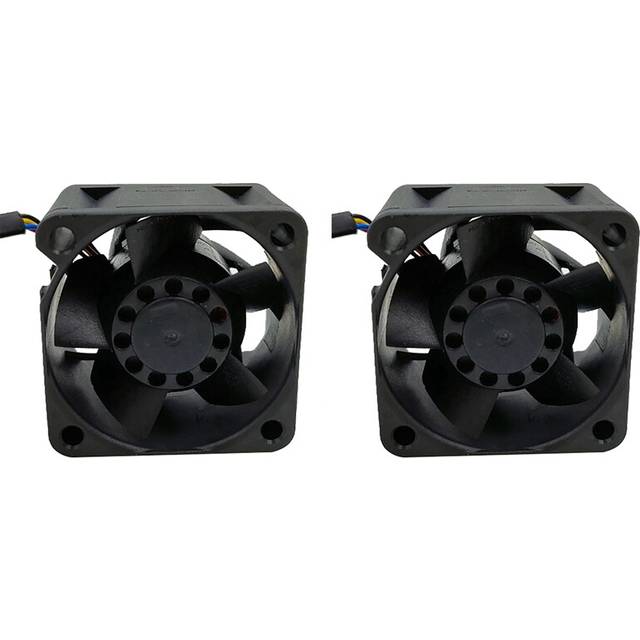 2X TFA0412CN Cooling Fan for 4028 DC12V 0.81A 8200RPM 4-Wire PWM Temperature Control 4CM Switch