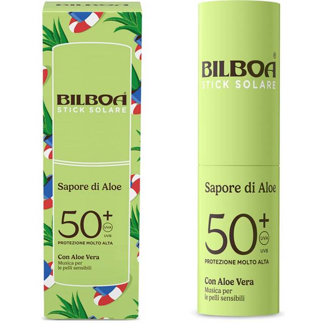 Bilboa Aloe-smag Solcreme Stick Meget Høj Beskyttelse SPF50+ 10 gr