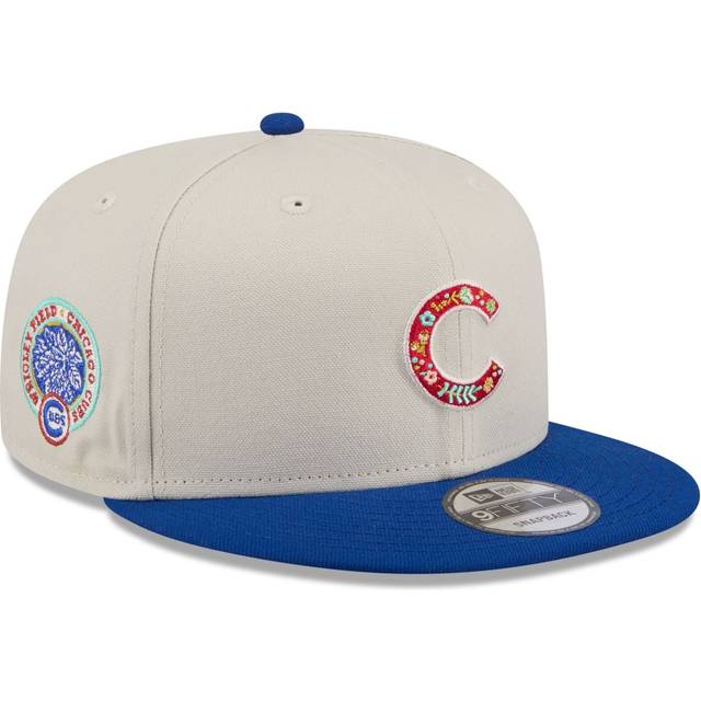 Chicago Cubs Floral Fill Light Beige 9FIFTY Snapback Cap newera adult unisex Cream newera adult unisex Cream newera adult unisex Cream newera adult un - Osfm