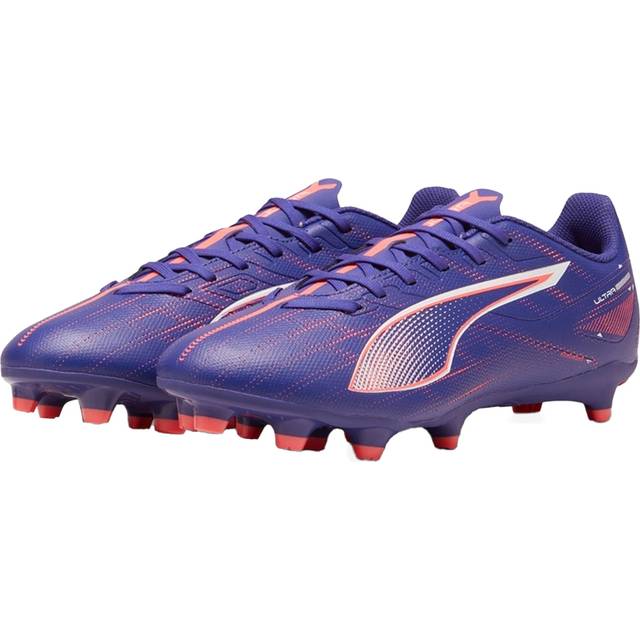 (10 UK, Purple/White) Puma Mens Ultra 5 Play Football Boots