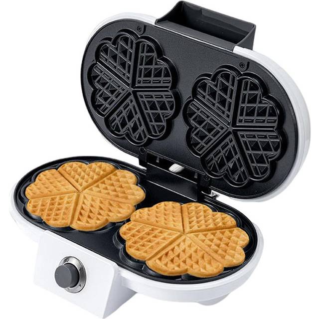 1000 W Waffle Machine for Love Heart Waffles Maker with Double Plate Temperature Control Non Stick
