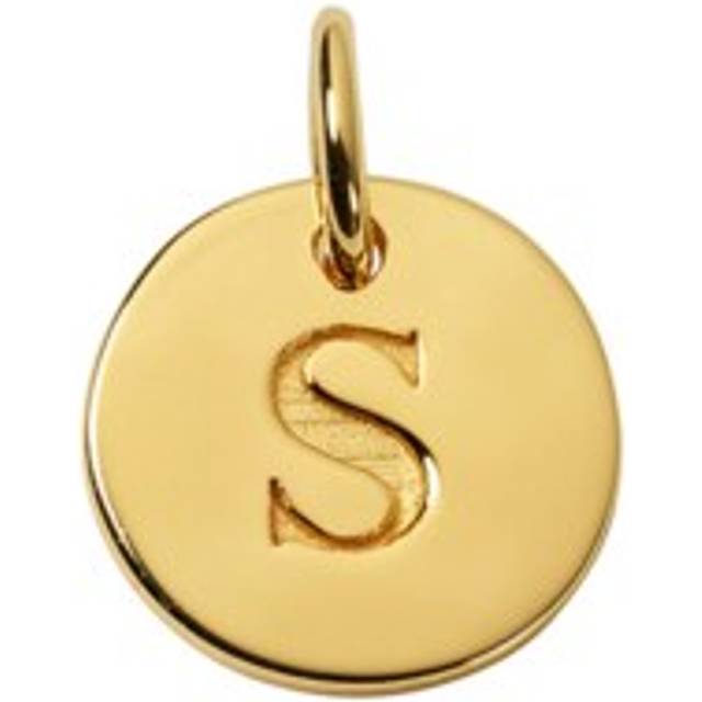 Hänge beloved mini letter s guld