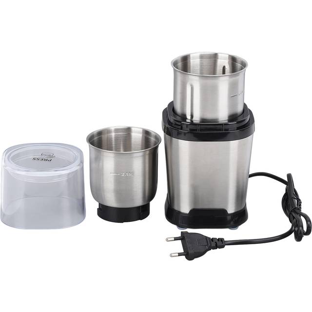 Electric Coffee Grinder 200W 60g Large Capacity Stainless Steel Grinder Cup Nuts Spice Grinder for L
