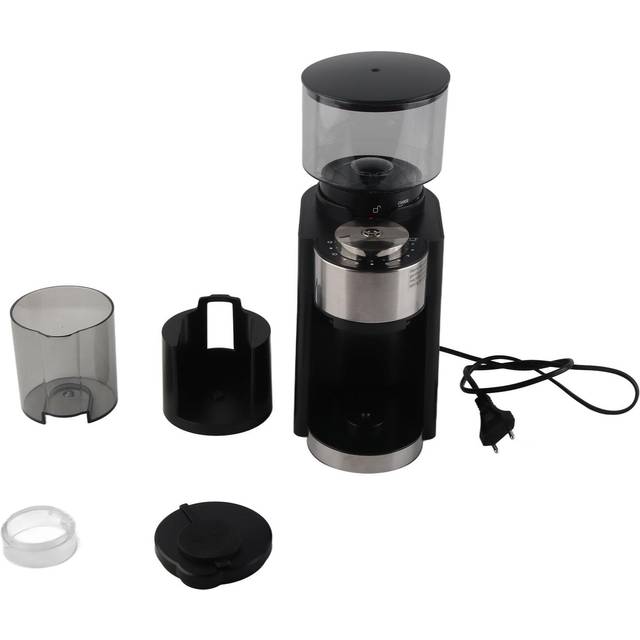 Electric Coffee Bean Grinder 250g Large Capacity Stainless Steel Grinding Core Adjustable Burr L