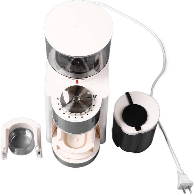 Electric Coffee Bean Grinder Stainless Steel Automatic Adjustable Burr Mill with 25 Grind Setting L