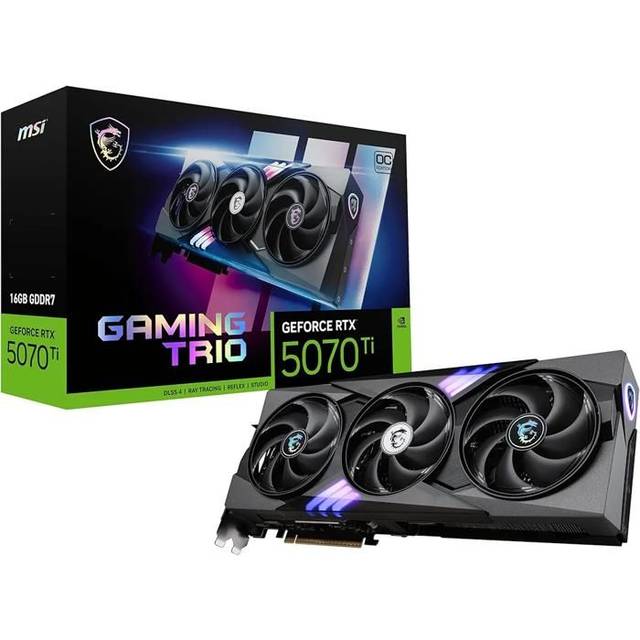 MSI NVIDIA GeForce RTX 5070 Ti 16GB GAMING TRIO OC WHITE Blackwell Gra