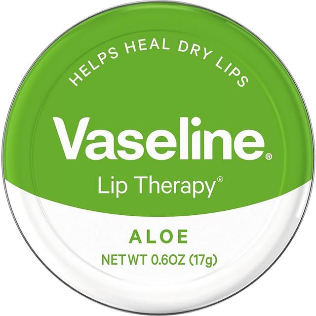 Vaseline Lip Therapy Lip Balm Tin  Aloe Vera  0.6 oz
