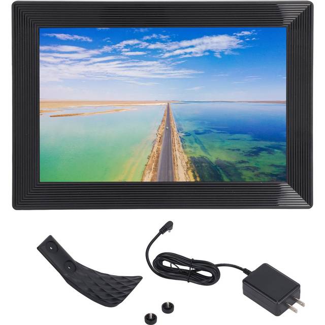 10.1 WiFi Digital Photo Frame IPS Touch Screen Auto Rotate Smart Digital Picture Frame with 16GB US Plug
