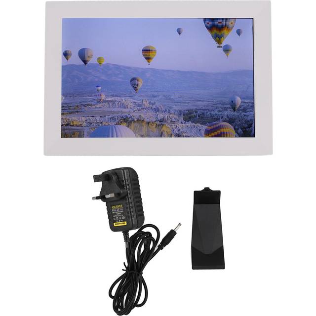 10inch Digital Picture Frame HD 1280x800 16:10 High Brightness Slideshow Touch Screen Electronic Photo Frame for Photos Videos UK Plug 100â