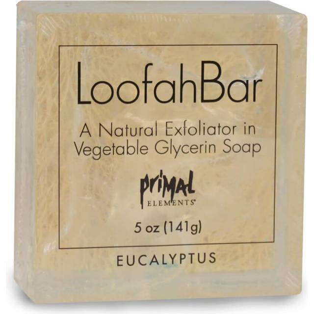 Primal Elements Eucalyptus Loofah Bar Soap 5 Ounce