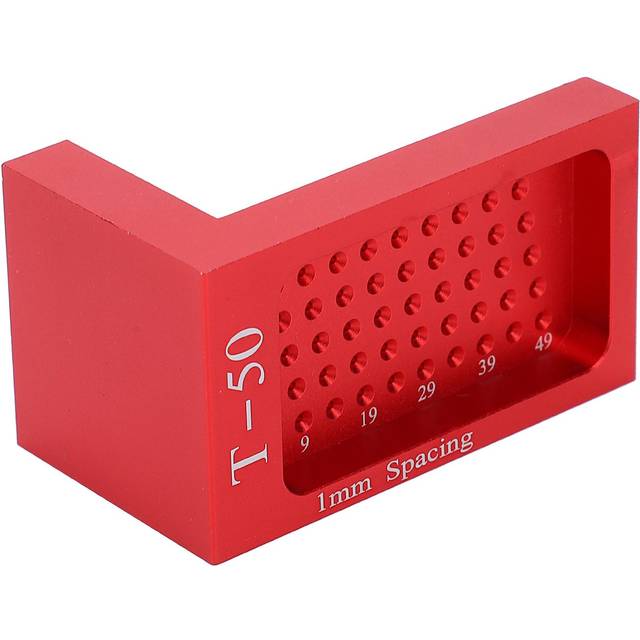 Woodworking Ttype Scribe Mark Measuring Tool Aluminum Alloy Cross Calibration Ruler